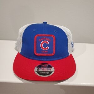 New Era Chicago Cubs Squared Low Profile 9FIFTY Snapback Hat Adjustable